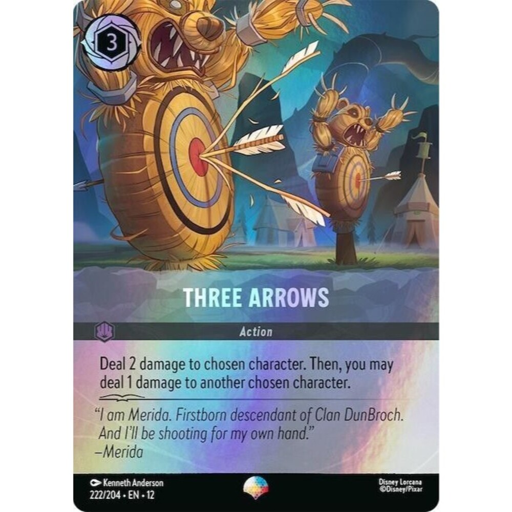 Three Arrows - Wilds Unknown 222/204 - Epic